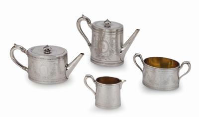 A London Victorian Tee and Coffee Service, - Silver