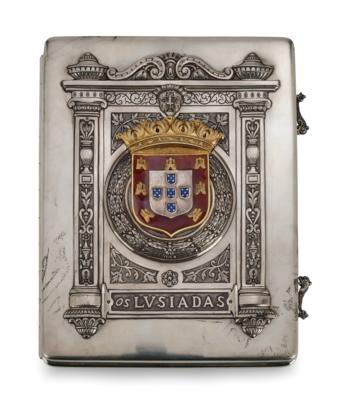 A Portuguese Covered Box, - Stříbro