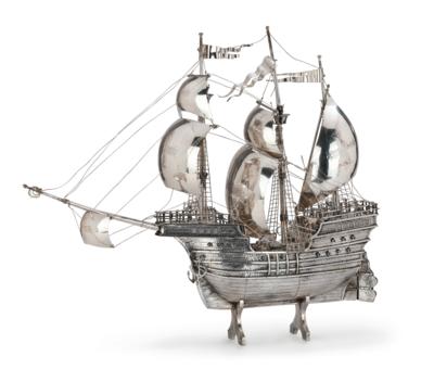 A Portuguese Caravel, - Silver