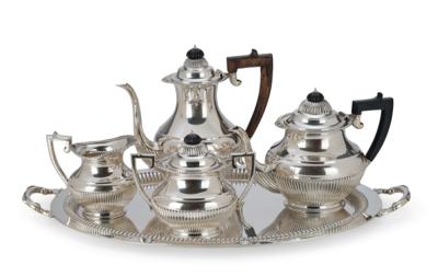 A Portuguese Tea and Coffee Service, - Stříbro