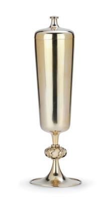 A Viennese Covered Vase, - Silver