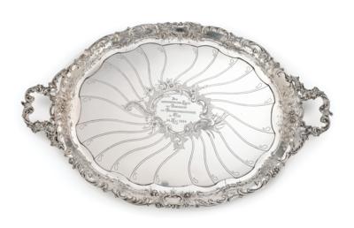 A Viennese Tray, - Silver