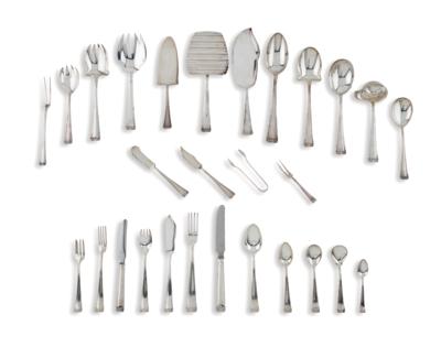 A German Cutlery Set, - Silver