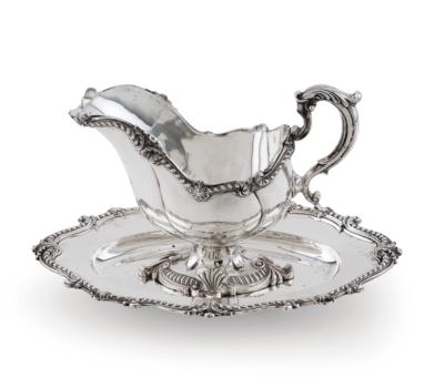 A Saucière by J. C. Klinkosch, - Stříbro