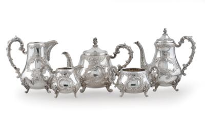 A Viennese Tea and Coffee Service, - Silver