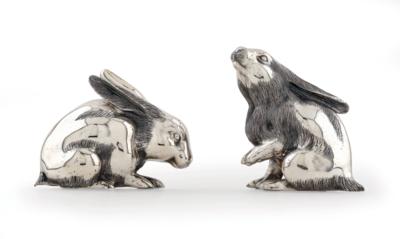 Two Hares, - Silver