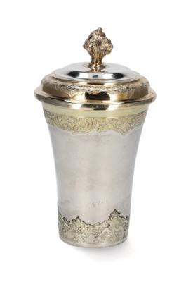 An Augsburg Cup with Cover, - Silver
