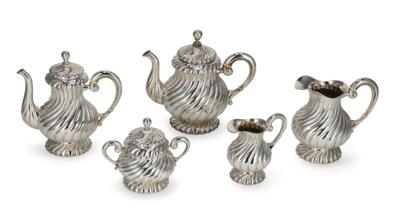 A Budapest Tea and Coffee Service, - Silver