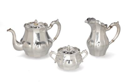 A Budapest Tea Set, - Silver