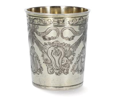 A Hamburg Beaker, - Silver