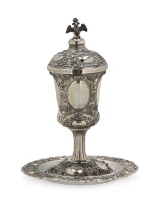 A Gift Goblet with Support of Johann Freiherr Kempen von Fichtenstamm, - Silver