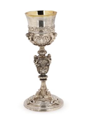 A Neapolitan Baroque Chalice, - Silver