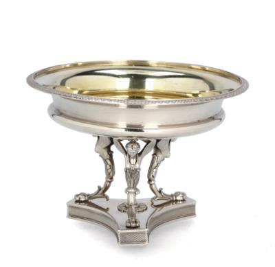 A Viennese Empire Centrepiece Bowl, - Stříbro