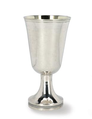 A Viennese Empire Beaker, - Stříbro