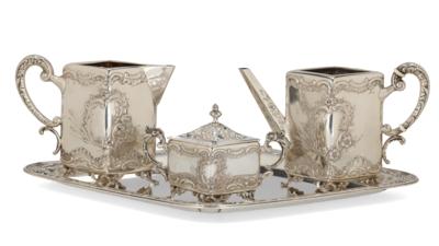 A Viennese Coffee Service, - Silver