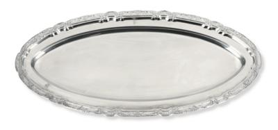 A Viennese Tray, - Stříbro