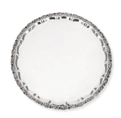 A Viennese Tray, - Silver