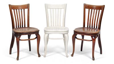 Adolf Loos, Drei Stühle, - Jugendstil und angewandte Kunst des 20. Jahrhunderts