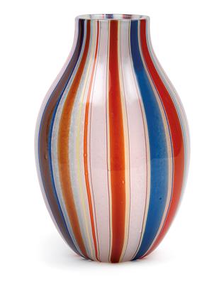 Ercole Barovier (1889-1974), An "a canne polichrome" vase, - Jugendstil and 20th Century Arts and Crafts