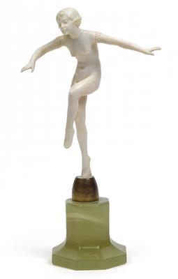 Ferdinand Preiss (1882-1943), Tanzender Mädchenakt, - Jugendstil und angewandte Kunst des 20. Jahrhunderts
