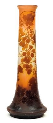 A large vase decorated with fruiting vine, - Jugendstil and 20th Century Arts and Crafts