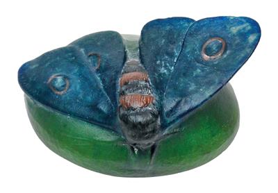 Henri Bergé (1870-1937), Paperweight mit Schmetterling, - Jugendstil und angewandte Kunst des 20. Jahrhunderts