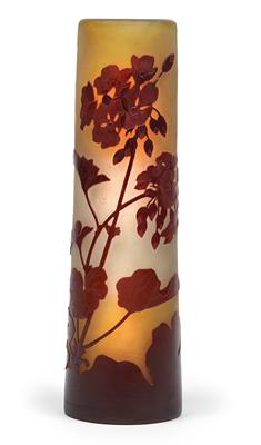 A vase decorated with flowering branches, - Jugendstil and 20th Century Arts and Crafts