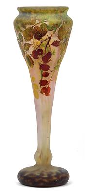 A vase decorated with rose hips, - Jugendstil and 20th Century Arts and Crafts