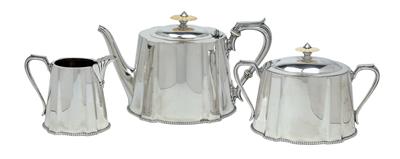 A three-part tea service, - Jugendstil and 20th Century Arts and Crafts