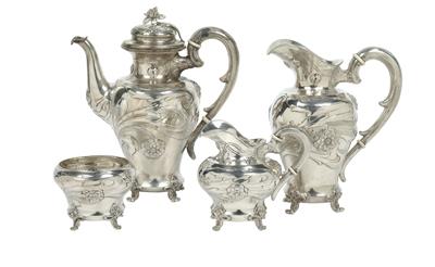 A 4-part coffee service, - Jugendstil and 20th Century Arts and Crafts