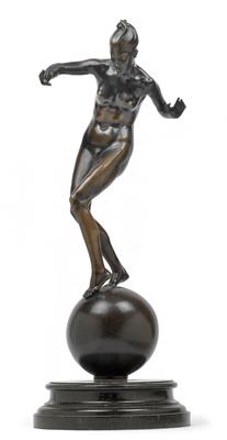 Hans Elischer (1891-1966), Female Nude dancing atop a sphere, - Secese a umění 20. století