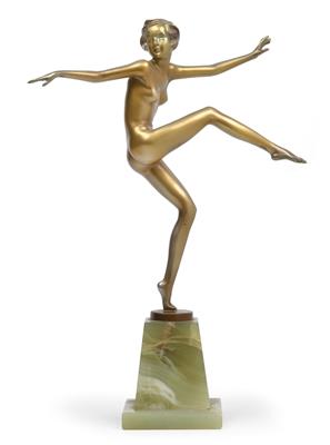 Josef Lorenzl (1892 Vienna 1950), A dancing female nude, - Jugendstil and 20th Century Arts and Crafts