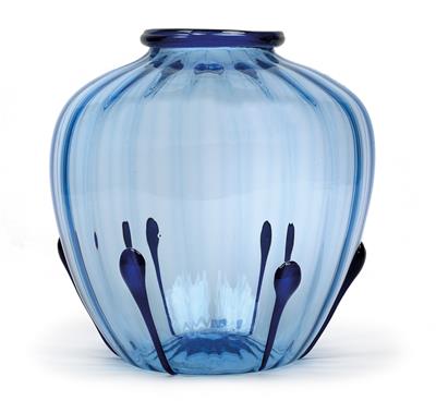 Napole Martinuzzi, attributed to, A vase "costolato", - Jugendstil and 20th Century Arts and Crafts