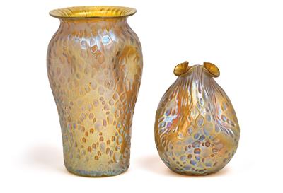 Two vases, - Jugendstil e arte applicata del XX secolo