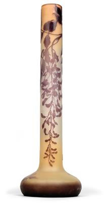 A floor vase decorated with wisteria, - Jugendstil and 20th Century Arts and Crafts