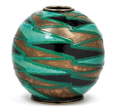 Camille Fauré, A globular vase, - Jugendstil e arte applicata del XX secolo