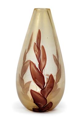 Ercole Barovier (1889-1974), Vase "fiamme", - Jugendstil und angewandte Kunst des 20. Jahrhunderts