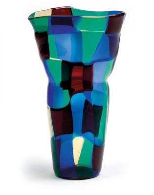 Fulvio Bianconi (1915–1996), A "Pezzato" vase, - Jugendstil and 20th Century Arts and Crafts