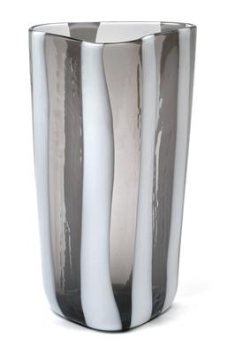 Fulvio Bianconi, Vase "a fasce verticale", - Jugendstil und angewandte Kunst des 20. Jahrhunderts