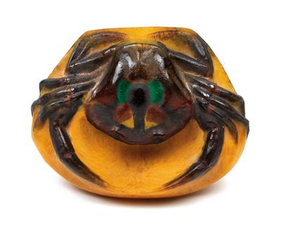 A paperweight decorated with a crab, - Jugendstil and 20th Century Arts and Crafts