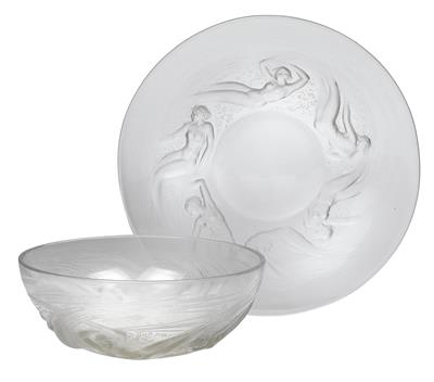 An "Ondines" bowl and tray, - Secese a umění 20. století