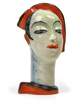 Vally Wieselthier, A woman’s head, - Jugendstil and 20th Century Arts and Crafts