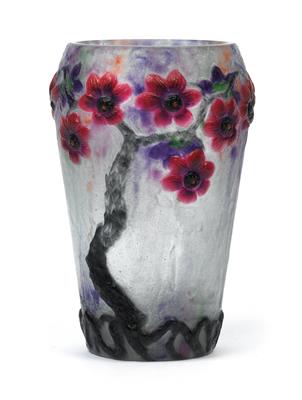 An "Arbres en fleur" vase, - Jugendstil e arte applicata del XX secolo