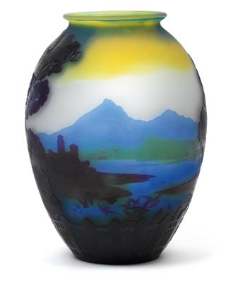 Vase "Lago di Como", - Jugendstil und angewandte Kunst des 20. Jahrhunderts