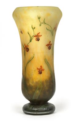 Vase "Orchis  &  Mouche", - Jugendstil und angewandte Kunst des 20. Jahrhunderts