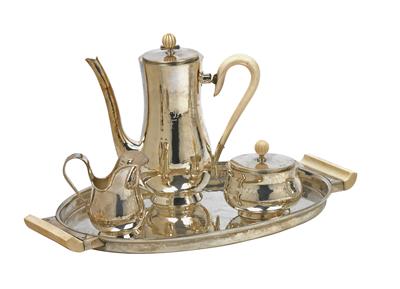 A four-piece mocha service, - Jugendstil and 20th Century Arts and Crafts