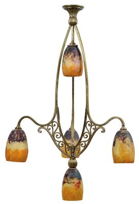 A five-arm chandelier, - Jugendstil and 20th Century Arts and Crafts