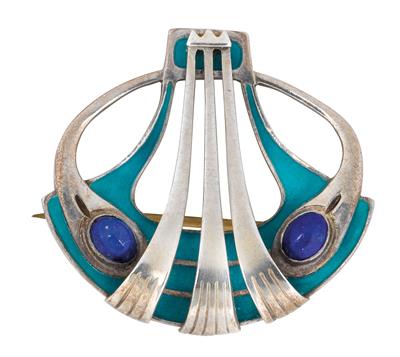 Max J. Gradl, A brooch, - Jugendstil and 20th Century Arts and Crafts