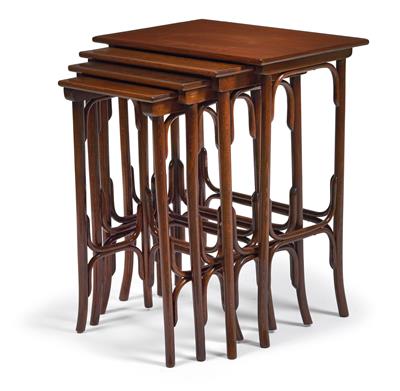 Four nesting tables, No. 10, - Jugendstil e arte applicata del XX secolo