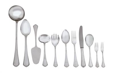 Adolf von Mayrhofer, a set of cutlery No. 2200 in 38 parts ...